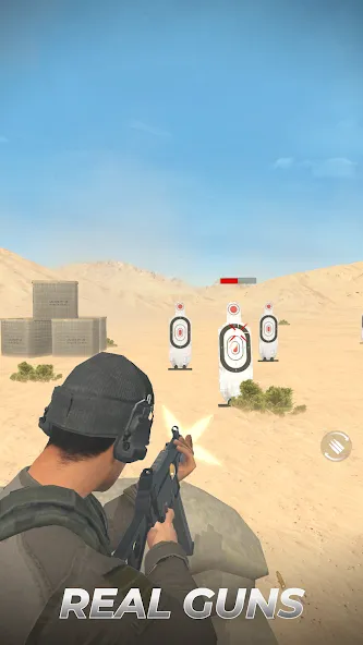 Взломанная Shoot Out: Gun Shooting Games [MOD: безлимитные деньги и патроны] на Андроид — скриншот 1