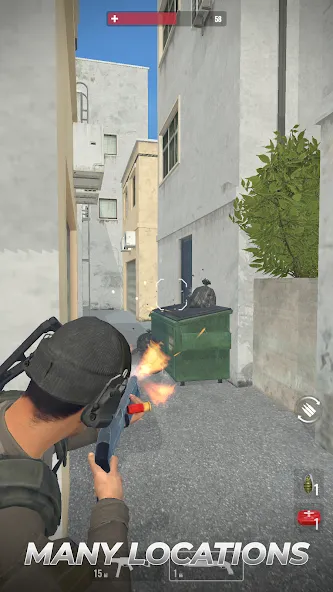 Взломанная Shoot Out: Gun Shooting Games [MOD: безлимитные деньги и патроны] на Андроид — скриншот 4