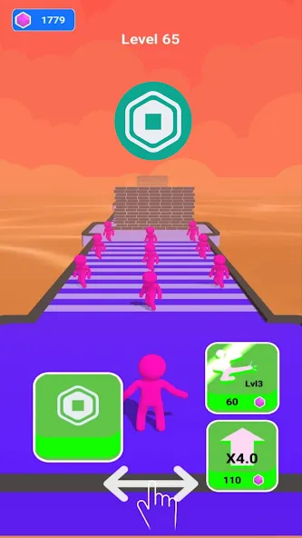 Robux Loto Run [MOD: много робуксов и бонусных уровней] — Скачать бесплатно (APK) — скриншот 1