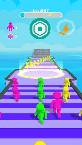 Robux Loto Run [MOD: много робуксов и бонусных уровней] — Скачать бесплатно (APK) — скриншот 3