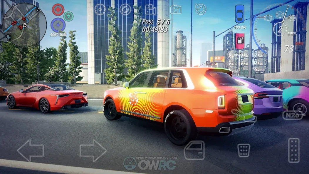 OWRC: Open World Racing Cars [MOD: безлимитные деньги и топливо] на Андроид — скриншот 4