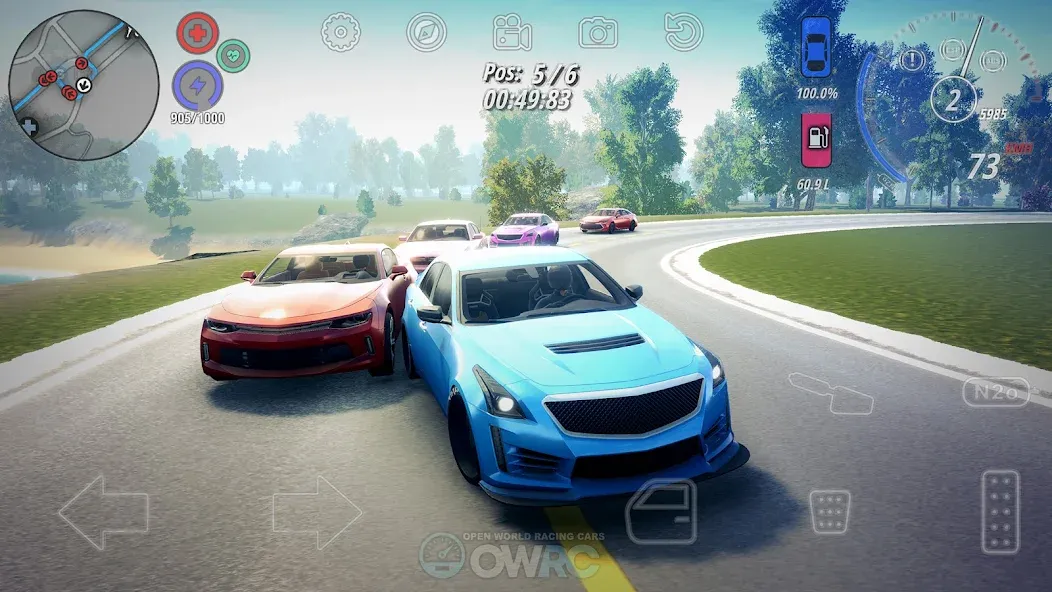 OWRC: Open World Racing Cars [MOD: безлимитные деньги и топливо] на Андроид — скриншот 5