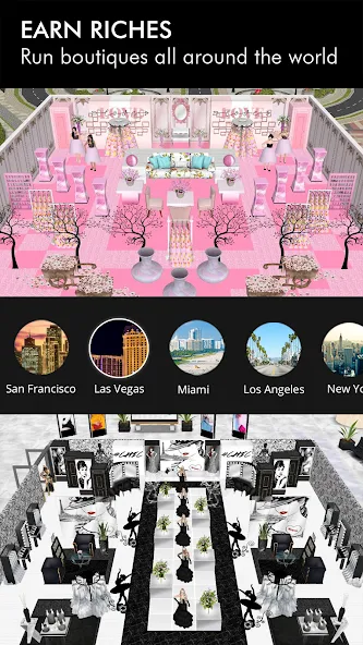 Fashion Empire - Dressup Sim [MOD: безлимитные деньги и все наряды] — Скачать бесплатно (APK) — скриншот 5