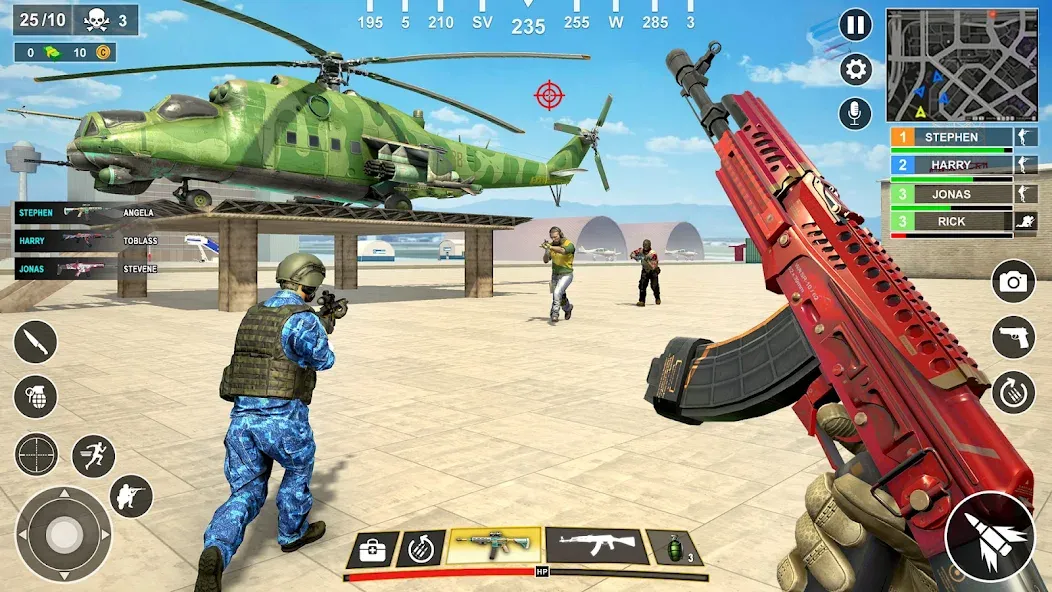 Anti Terrorist Shooting Game [MOD: безлимитные патроны и здоровье] последняя версия — скриншот 2