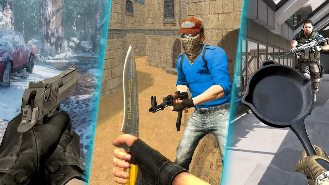 Anti Terrorist Shooting Game [MOD: безлимитные патроны и здоровье] последняя версия — скриншот 4