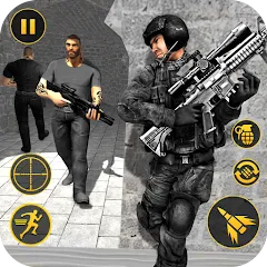 Anti Terrorist Shooting Game [MOD: безлимитные патроны и здоровье] последняя версия