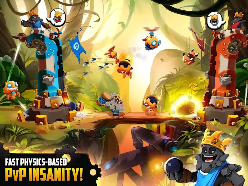 Badland Brawl [MOD: безлимитные ресурсы и открытые персонажи] на Андроид — скриншот 1