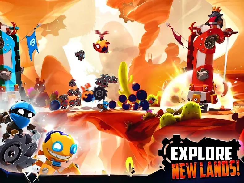 Badland Brawl [MOD: безлимитные ресурсы и открытые персонажи] на Андроид — скриншот 3