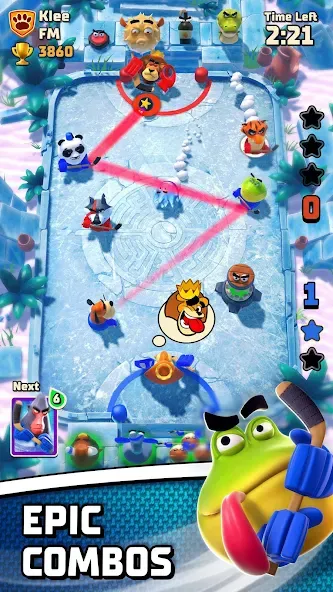 Скачать Rumble Hockey [MOD: безлимитные деньги и все карты открыты] на телефон — скриншот 3