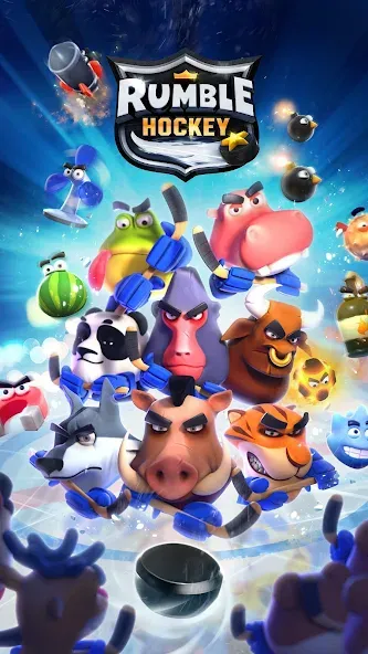 Скачать Rumble Hockey [MOD: безлимитные деньги и все карты открыты] на телефон — скриншот 5