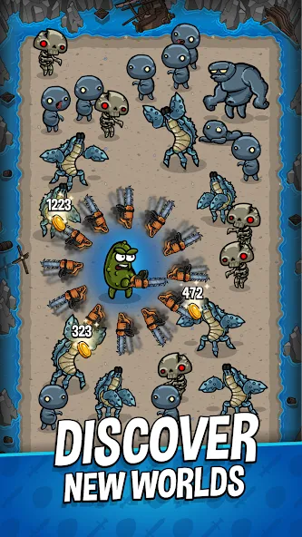 Pickle Pete: Survivor [MOD: безлимитные ресурсы и усиленное оружие] — Скачать бесплатно (APK) — скриншот 2