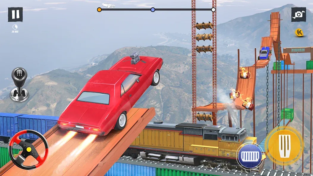 Car Stunt Games 3D Car Games [MOD: безлимитные деньги и открыты все машины] — Скачать бесплатно (APK) — скриншот 1