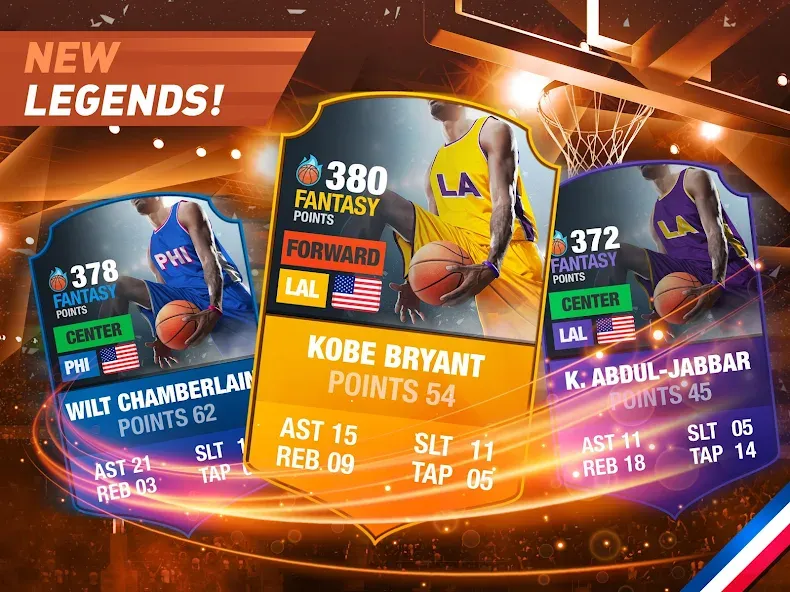 Взломанная Basketball Fantasy Manager NBA [MOD: безлимитные деньги и игроки] на Андроид — скриншот 4