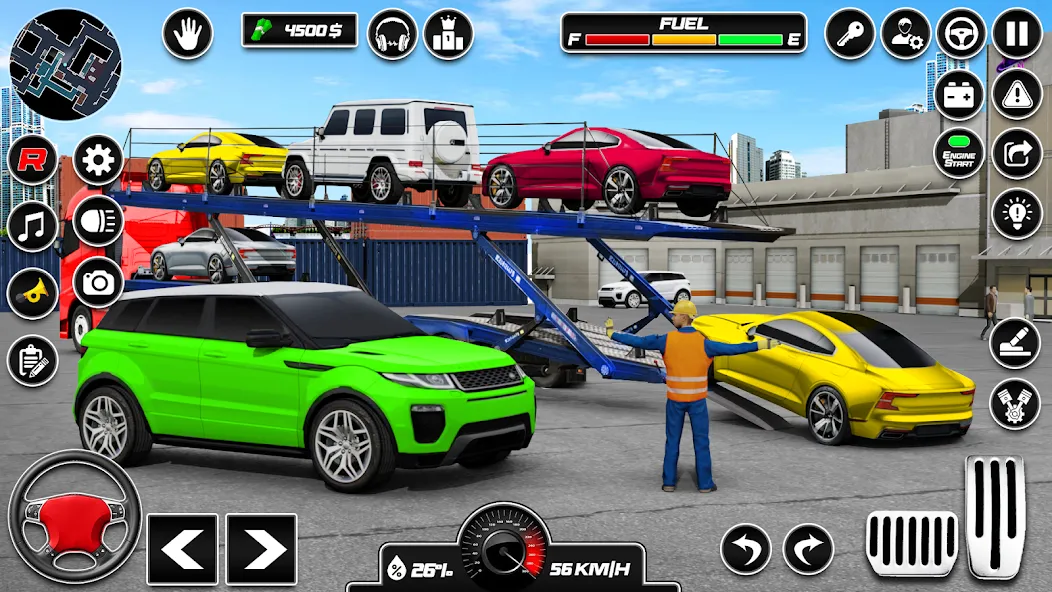 Скачать взлом Car Transporter 3d:Truck Games [MOD: безлимитные деньги и топливо] — скриншот 3