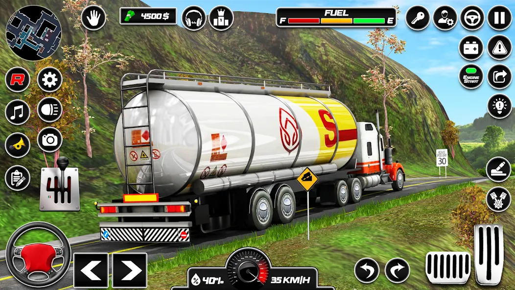 Скачать взлом Car Transporter 3d:Truck Games [MOD: безлимитные деньги и топливо] — скриншот 4