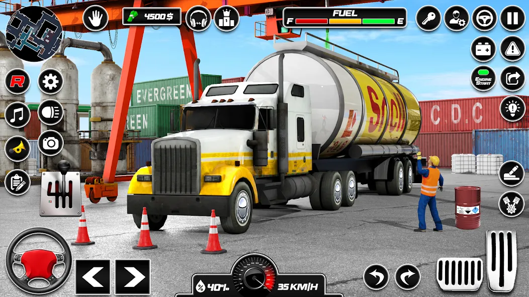 Скачать взлом Car Transporter 3d:Truck Games [MOD: безлимитные деньги и топливо] — скриншот 5