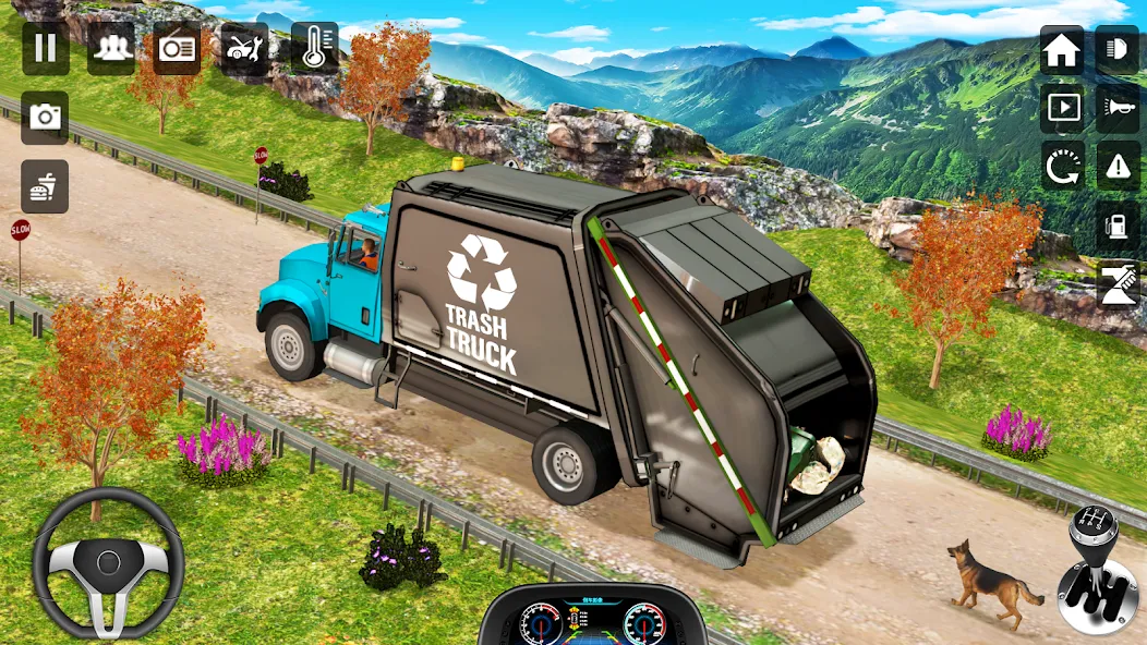 Trash Truck Games Simulator 3D [MOD: безлимитные деньги и всё открыто] последняя версия — скриншот 2