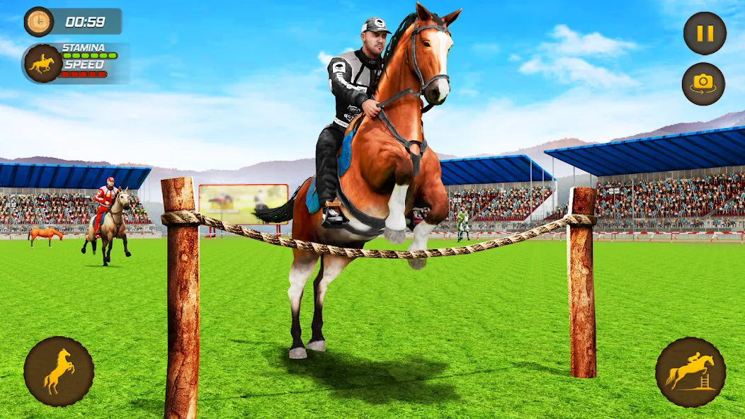Скачать Horse Racing Game: Horse Games [MOD: безлимитные деньги и быстрые лошади] — скриншот 5