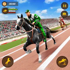 Скачать Horse Racing Game: Horse Games [MOD: безлимитные деньги и быстрые лошади]