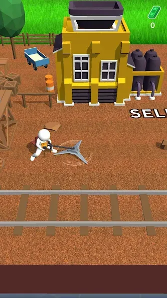 Взломанная Stone Grass: Mowing Simulator [MOD: безлимитные деньги и улучшения] на Андроид — скриншот 5