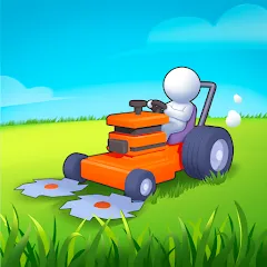 Взломанная Stone Grass: Mowing Simulator [MOD: безлимитные деньги и улучшения] на Андроид