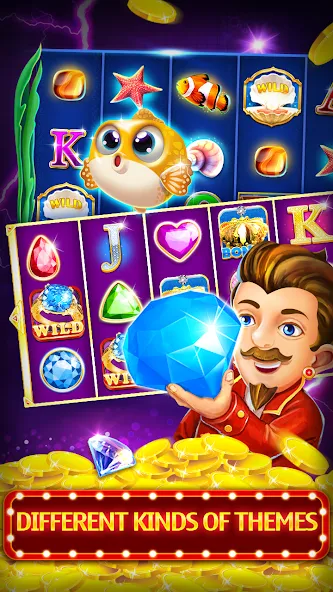 Slots [MOD: безлимитные монеты и джекпоты] последняя версия — скриншот 4