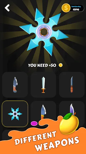 Fruit Cut Master - Crazy Slash [MOD: без рекламы и открыты все ножи] на Андроид — скриншот 2