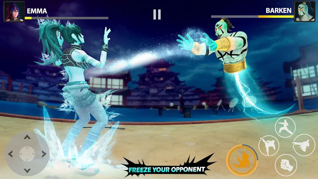 Скачать Ninja Clash: Karate Fighters [MOD: безлимитные деньги и энергия] на телефон — скриншот 3