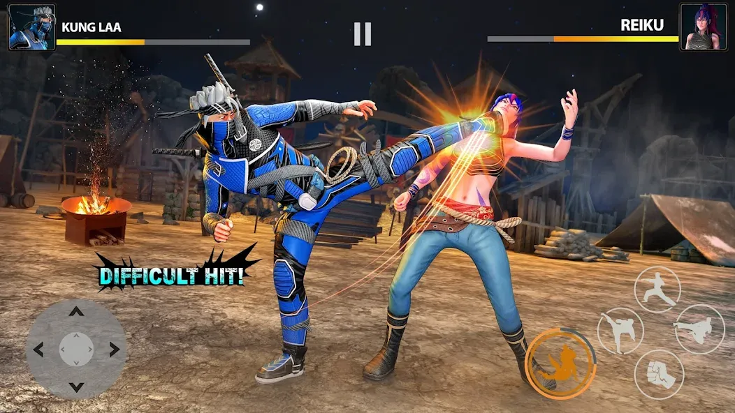 Скачать Ninja Clash: Karate Fighters [MOD: безлимитные деньги и энергия] на телефон — скриншот 5