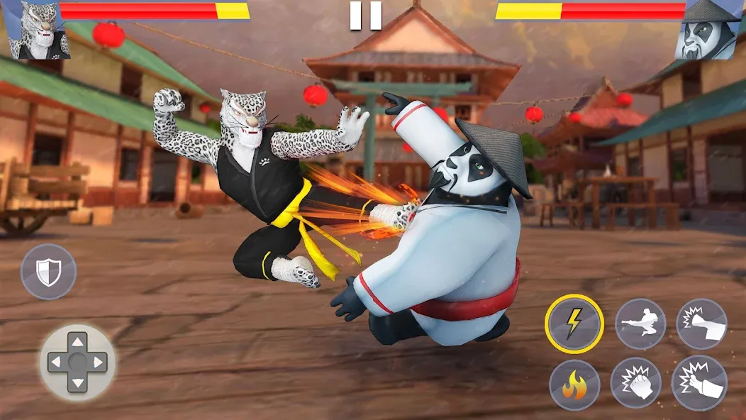 Скачать взлом Kung Fu Animal: Fighting Games [MOD: безлимитные деньги и открыты все бойцы] — скриншот 2