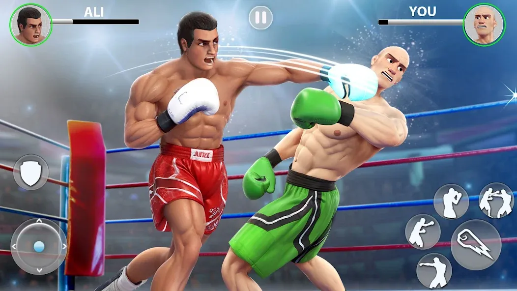 Взломанная Kick Boxing Games: Fight Game [MOD: безлимитные деньги и энергия] на Андроид — скриншот 2