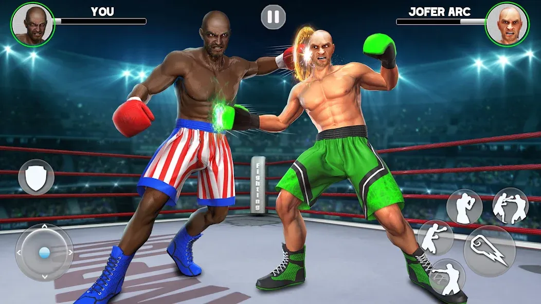 Взломанная Kick Boxing Games: Fight Game [MOD: безлимитные деньги и энергия] на Андроид — скриншот 4