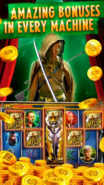 The Walking Dead Casino Slots [MOD: безлимитные монеты и бонусы] (Бесплатно / APK) — скриншот 4