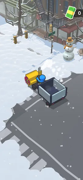 Snow shovelers - simulation [MOD: много денег и все открыто] (Бесплатно / APK) — скриншот 1