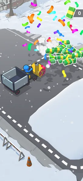 Snow shovelers - simulation [MOD: много денег и все открыто] (Бесплатно / APK) — скриншот 3