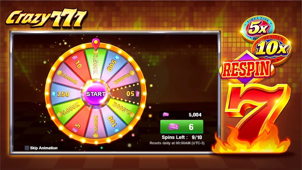 Crazy 777 Slot-TaDa Games [MOD: безлимитные монеты и бонусы] последняя версия — скриншот 5