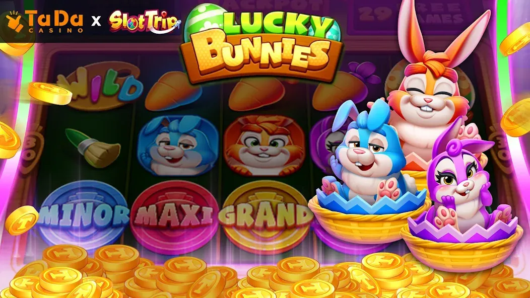Скачать SlotTrip Casino - TaDa Slots [MOD: безлимитные монеты и бонусы] на телефон — скриншот 2
