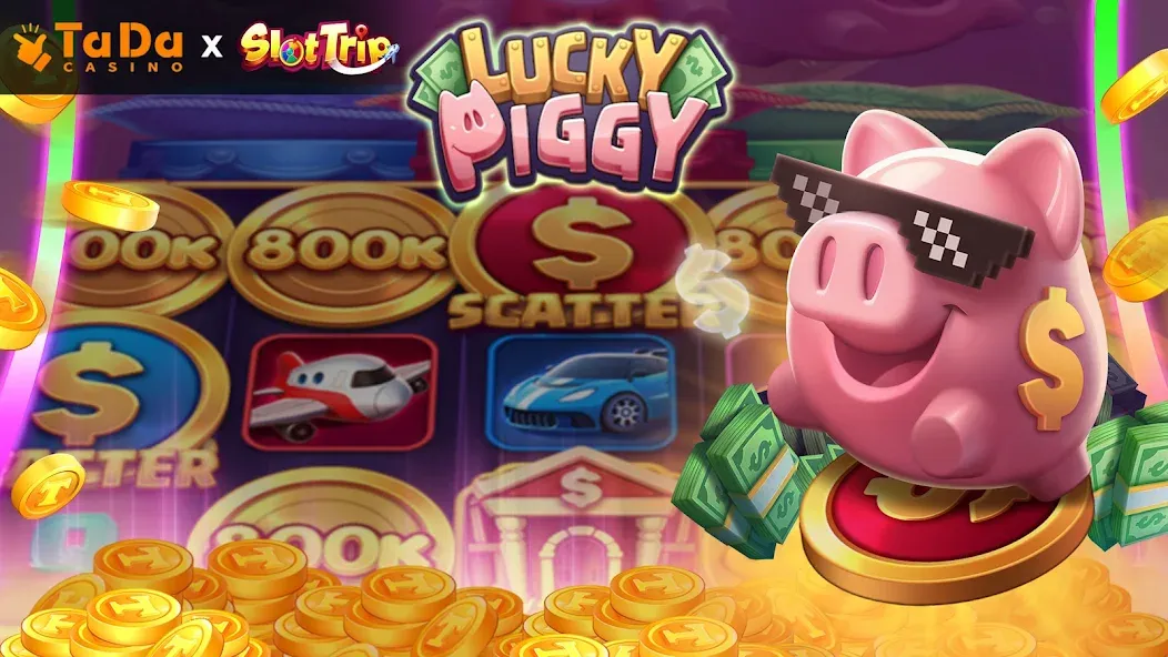 Скачать SlotTrip Casino - TaDa Slots [MOD: безлимитные монеты и бонусы] на телефон — скриншот 4