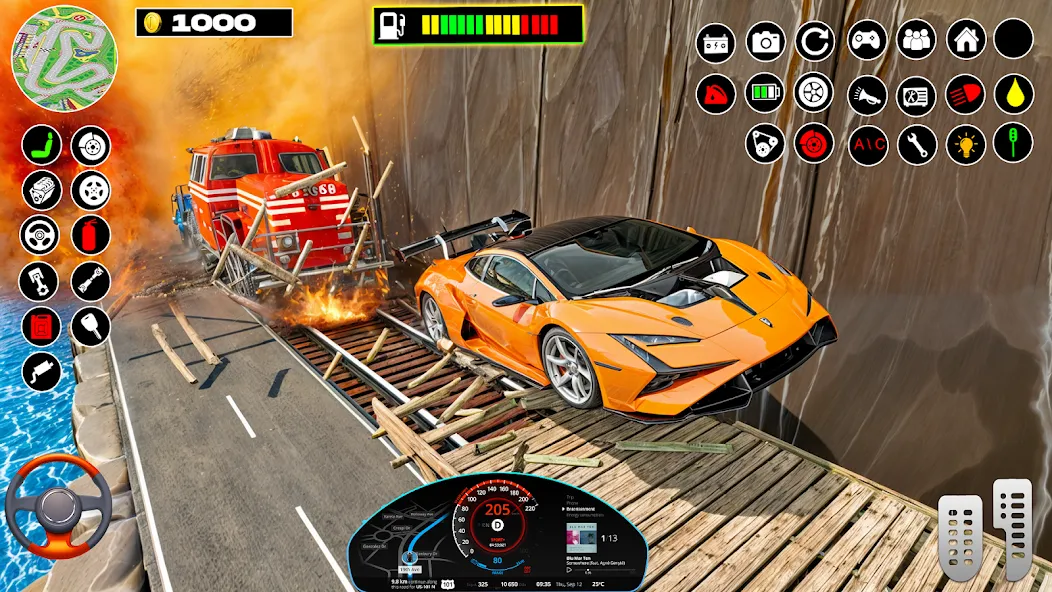 Взломанная Rampa Car Game: GT Car stunts [MOD: безлимитные деньги и все машины открыты] на Андроид — скриншот 1