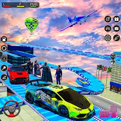 Взломанная Rampa Car Game: GT Car stunts [MOD: безлимитные деньги и все машины открыты] на Андроид