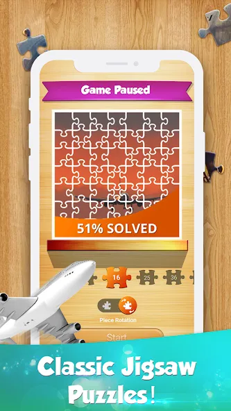 Jigsaw Go - Classic Jigsaw Puz [MOD: безлимитные подсказки и все пазлы открыты] — Скачать бесплатно (APK) — скриншот 2