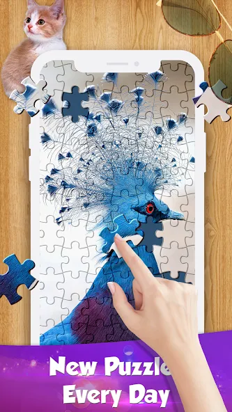 Jigsaw Go - Classic Jigsaw Puz [MOD: безлимитные подсказки и все пазлы открыты] — Скачать бесплатно (APK) — скриншот 4