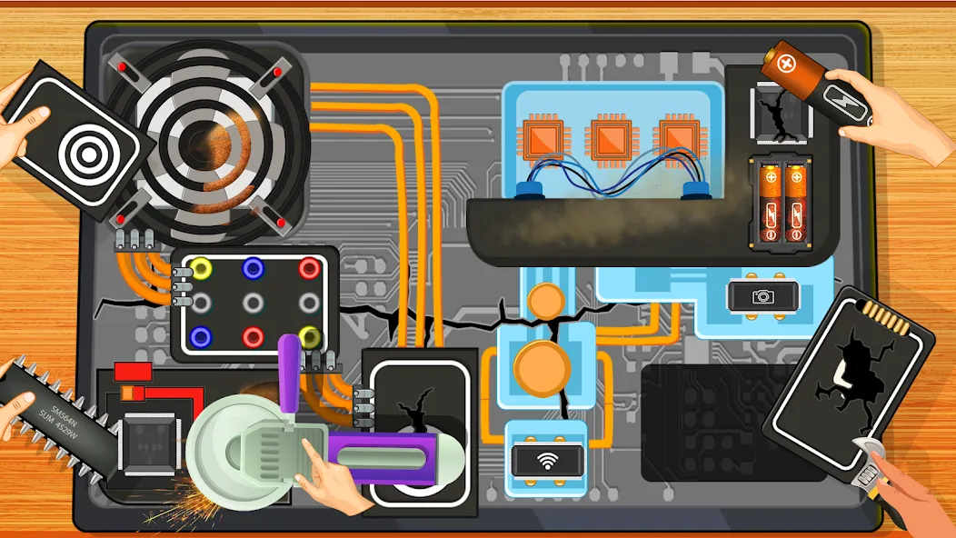 Electronics Repair Master [MOD: безлимитные деньги и все детали] последняя версия — скриншот 1