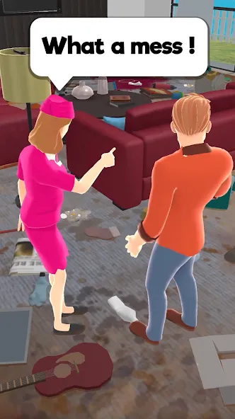 Clean It All hoarding cleaning [MOD: безлимитные деньги и всё открыто] на Андроид — скриншот 1