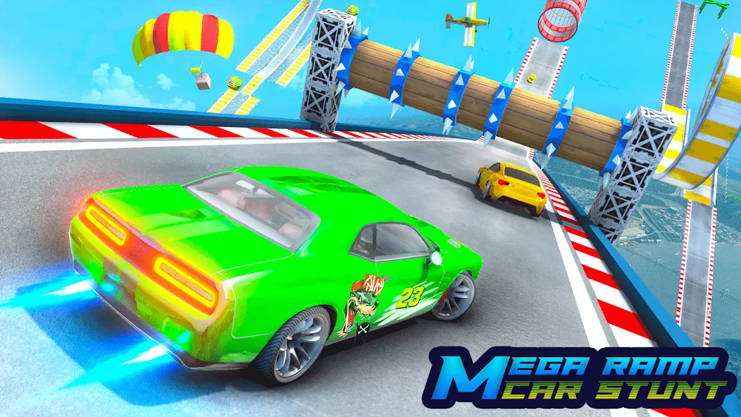 Взломанная Ramp Car Games: GT Car Stunts [MOD: безлимитные деньги и все машины] на Андроид — скриншот 2
