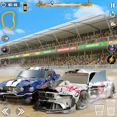 Скачать Demolition Derby: Car Games [MOD: безлимитные деньги и топливо]