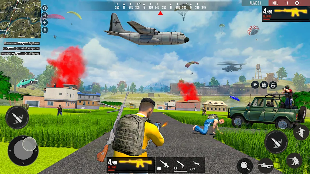 Скачать FPS Commando Shooter Games [MOD: безлимитные патроны и здоровье] — скриншот 1