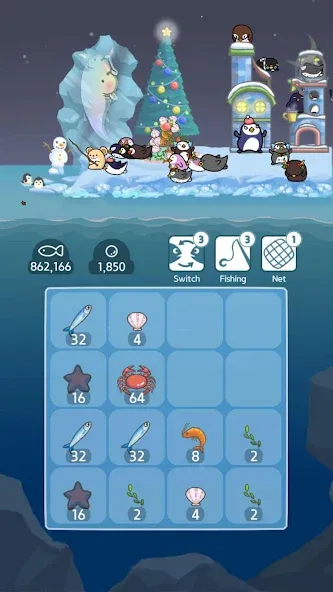 2048 Penguin Island [MOD: без рекламы и много денег] (Бесплатно / APK) — скриншот 1