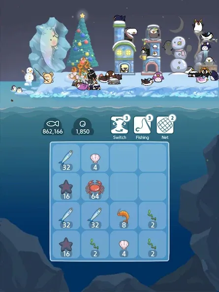 2048 Penguin Island [MOD: без рекламы и много денег] (Бесплатно / APK) — скриншот 3