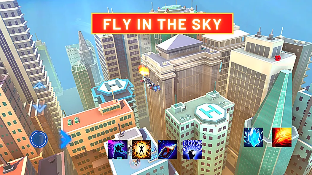 Скачать Super hero Flying iron jet man [MOD: безлимитные деньги и усиленные способности] на телефон — скриншот 4